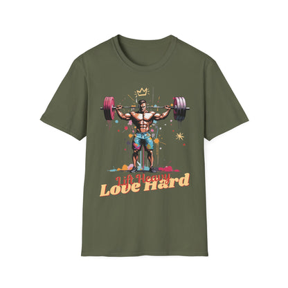 Lift Heavy Love Hard Gym T-shirt