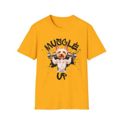 Muscle Up Dog Gym T-Shirt