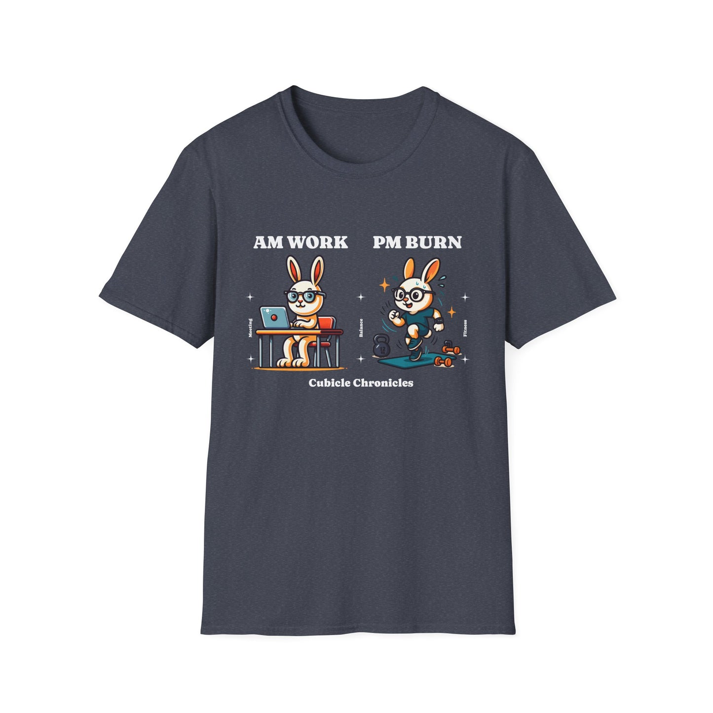 Corporate Fitness T-Shirt - HIIT AM Work PM Burn