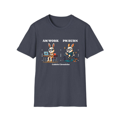 Corporate Fitness T-Shirt - HIIT AM Work PM Burn