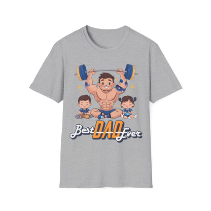 Best Dad Ever Gym T-shirt