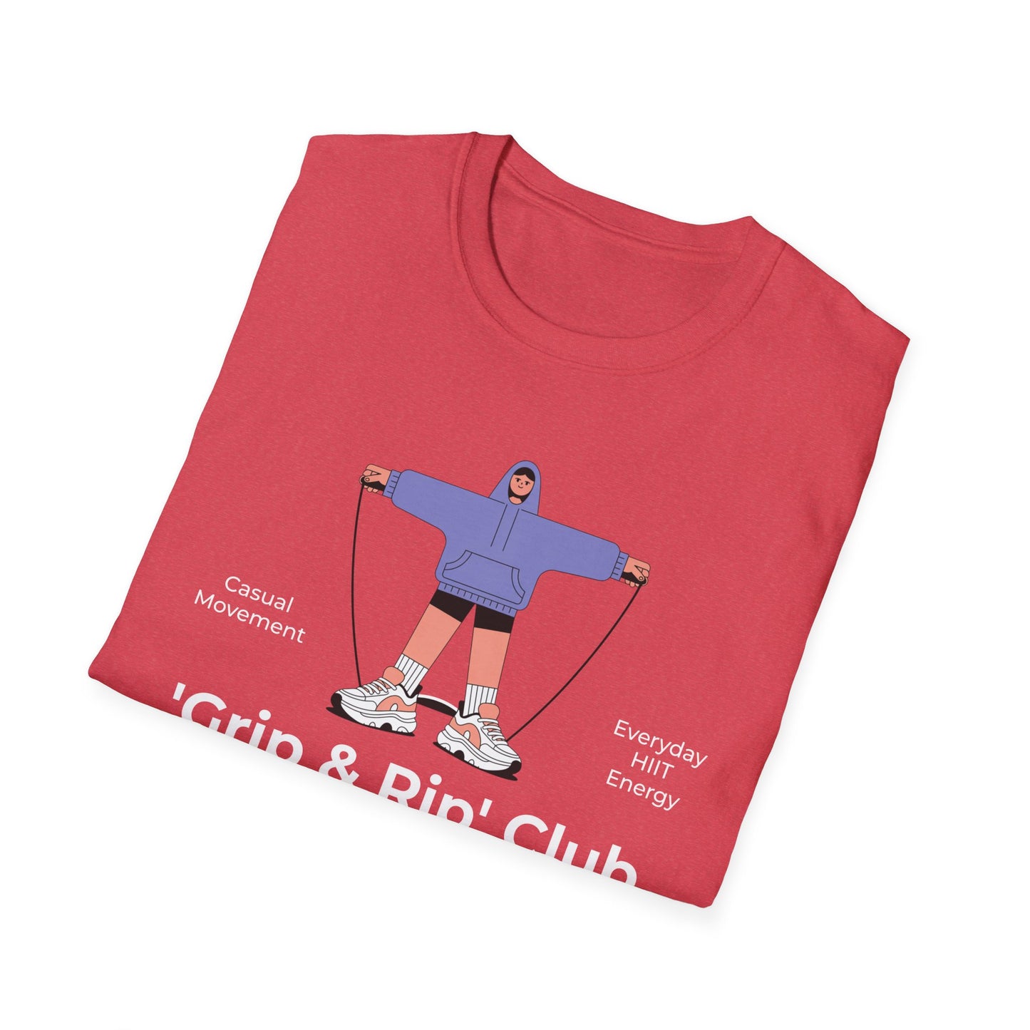 HIIT Grip & Rip Casual - Genz Millenial T-Shirt