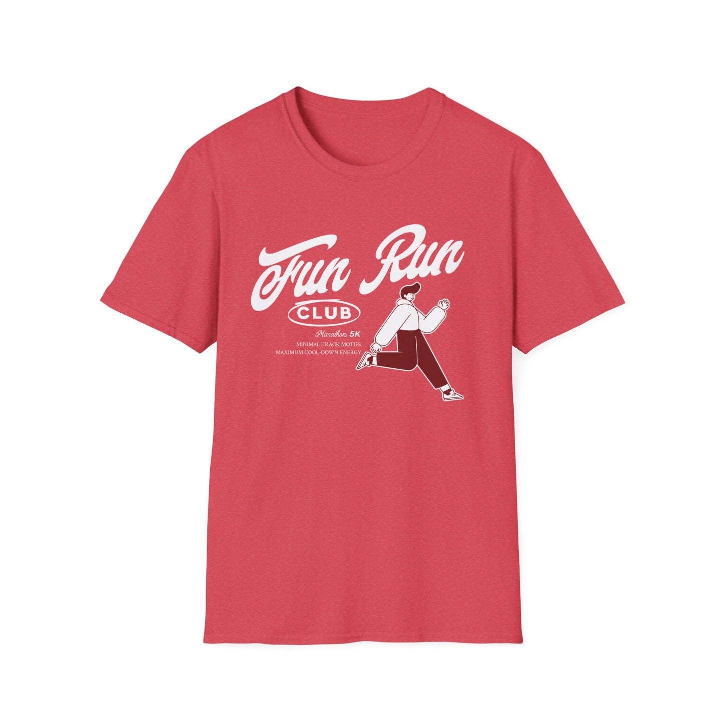 Running Marathon 5K Club - Genz Millenial Fitness T-Shirt