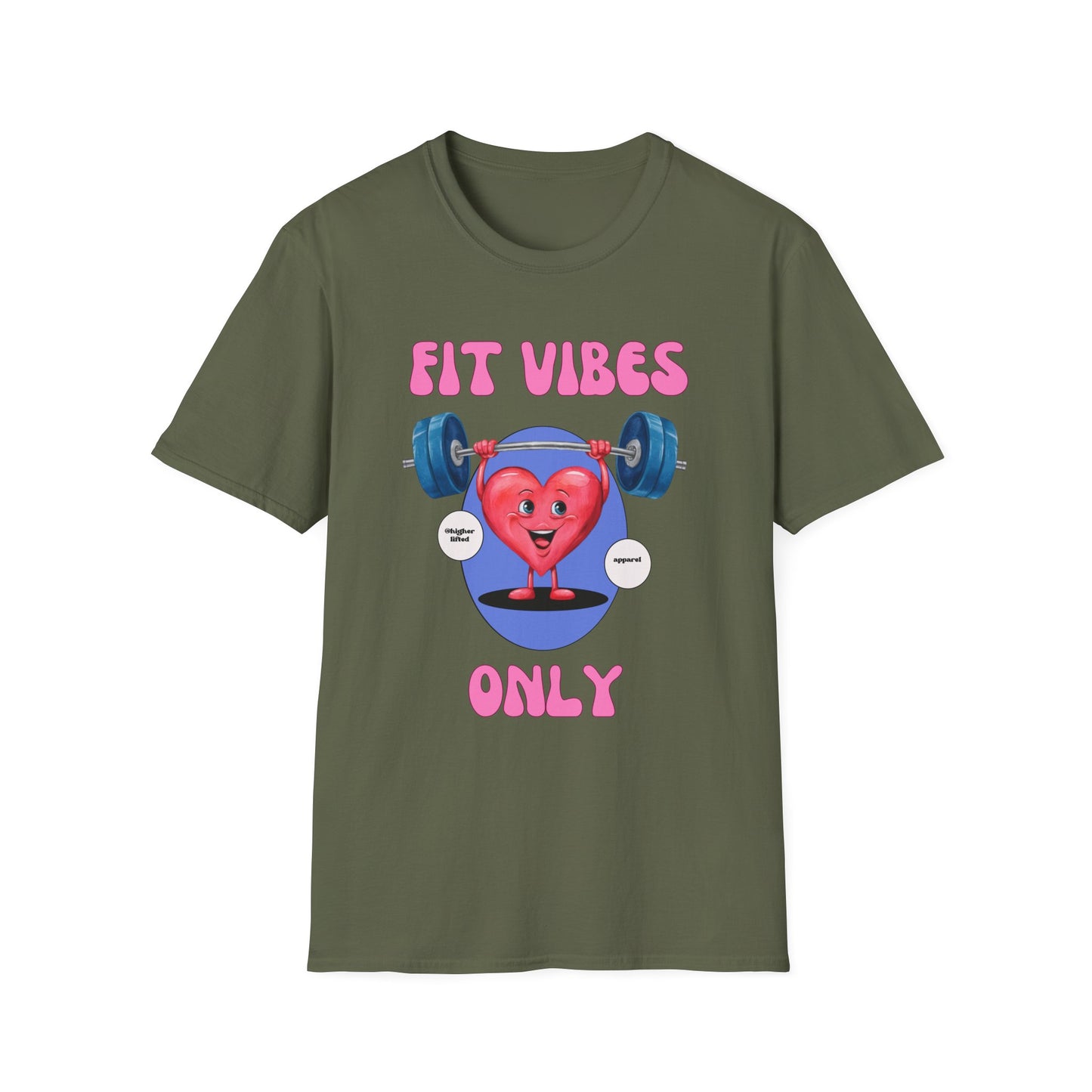 Fit Heart Vibes Only Gym T-Shirt