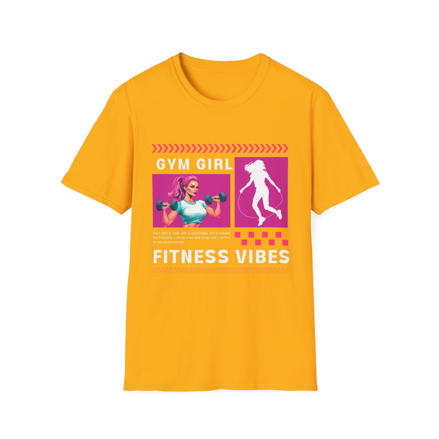 Gym Girl Fitness Vibes Gym T-shirt