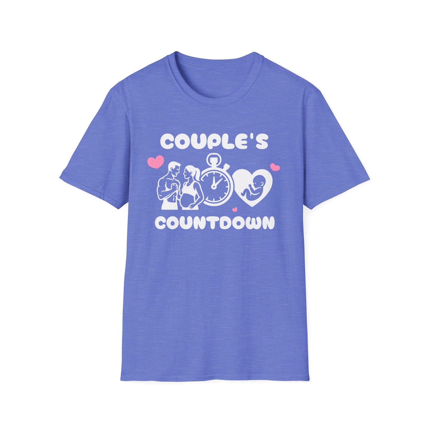 Fitness T-Shirt - Couple's Contraction Count Pre/Postnatal