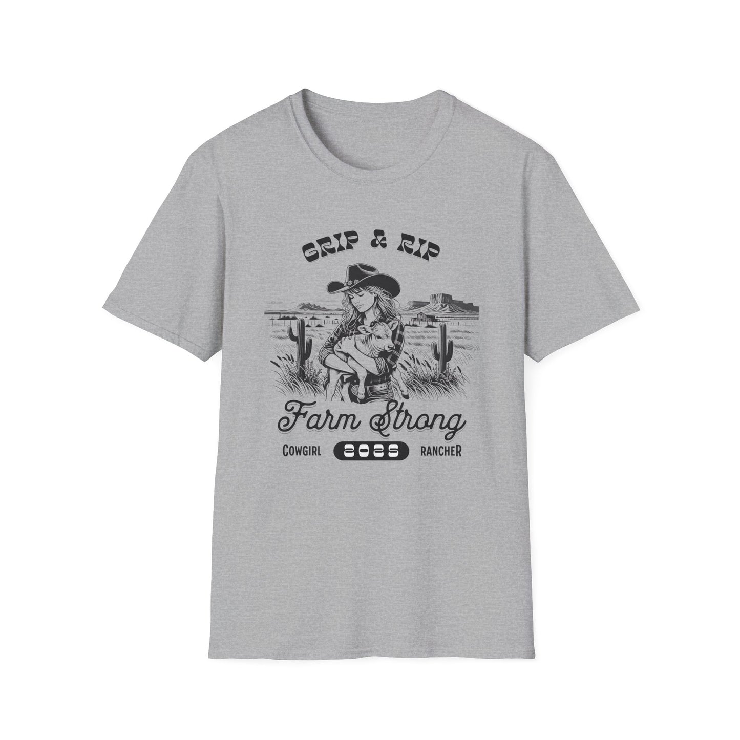 Rural Fitness T-Shirt - Grip-n-Rip Design