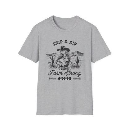 Rural Fitness T-Shirt - Grip-n-Rip Design
