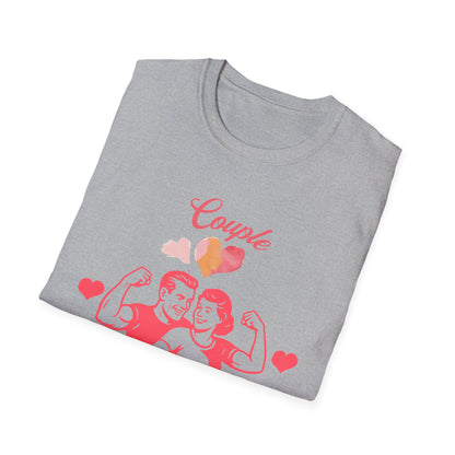 Fit Over 40 Muscle Couple Midlife Softstyle T-Shirt