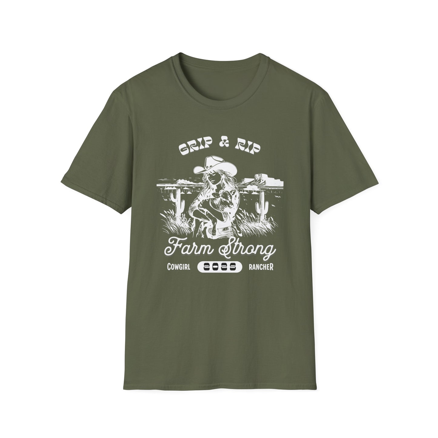 Rural Fitness T-Shirt - Grip-n-Rip Design