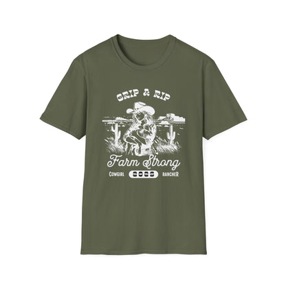 Rural Fitness T-Shirt - Grip-n-Rip Design