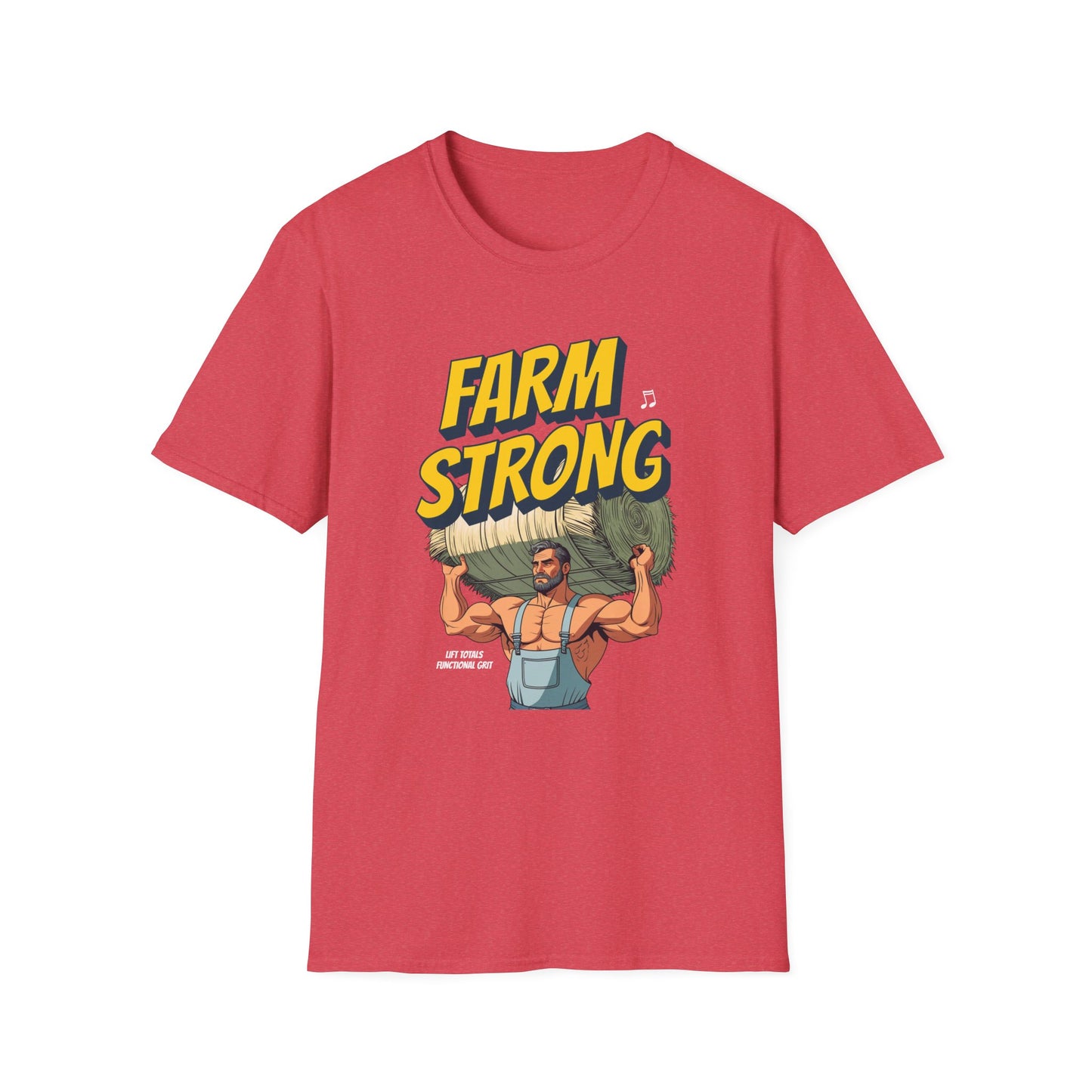Powerlifting Rural Farm Strong T-Shirt