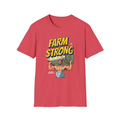 Powerlifting Rural Farm Strong T-Shirt