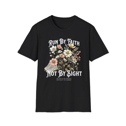 Running Run By Faith - Fitness T-Shirt