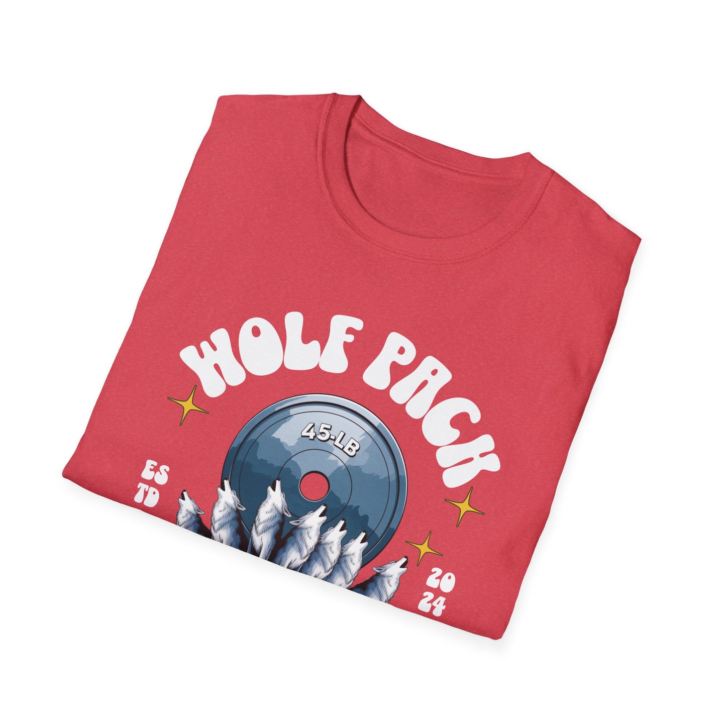 Powerlifting Wolf Pack T-Shirt - Genz Millenial Streetwear