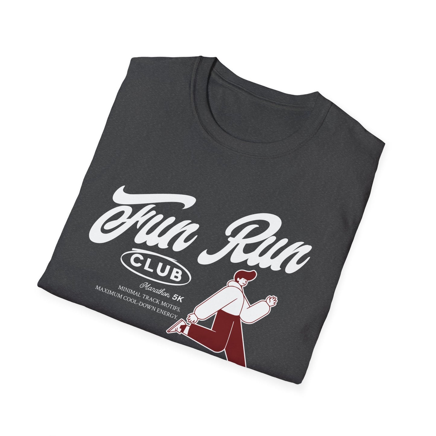 Running Marathon 5K Club - Genz Millenial Fitness T-Shirt