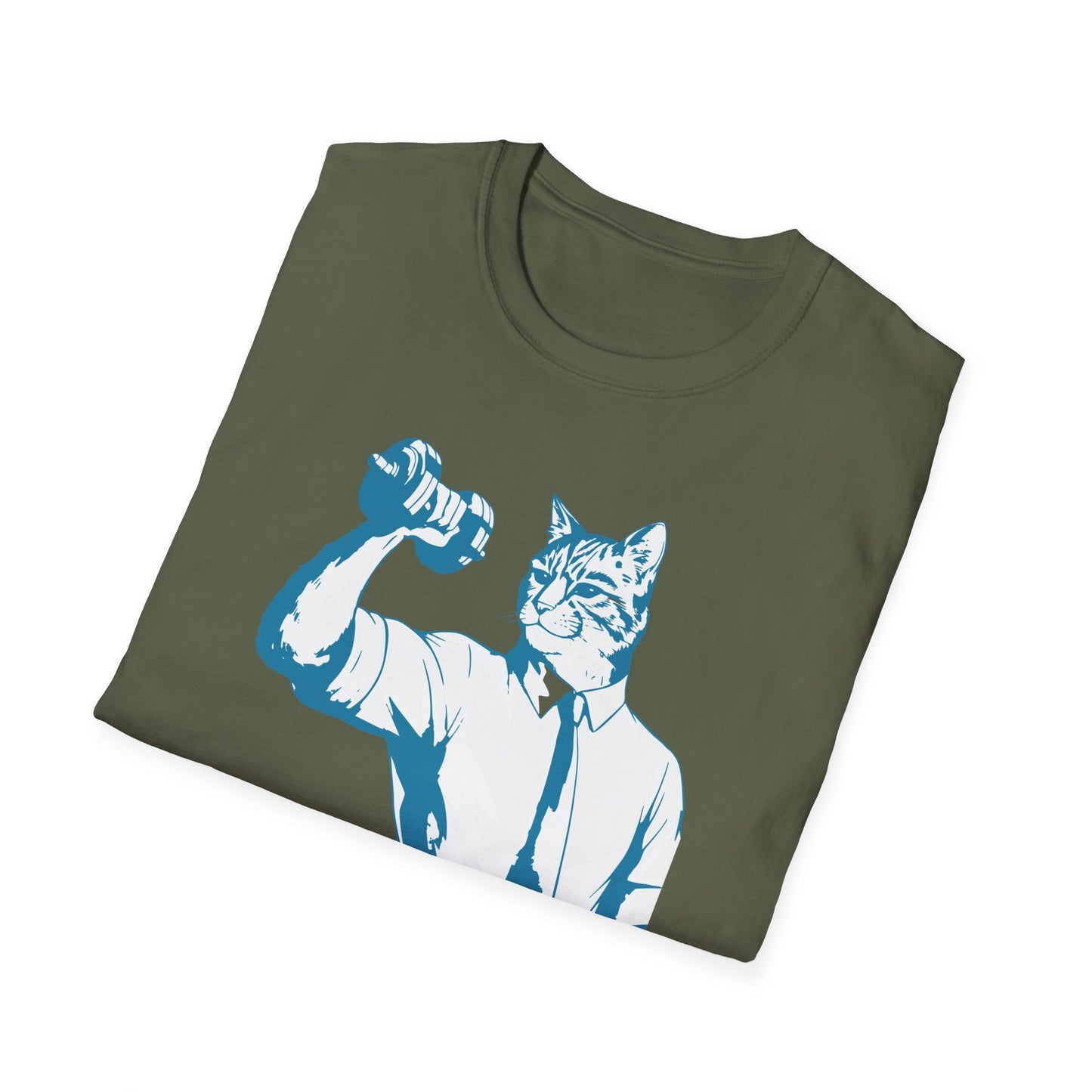 Unisex T-Shirt Powerlifting Corporate Cats 1 Rep Max Club