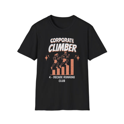 Fit-over 40 Corporate Climber Running Club T-Shirt Design