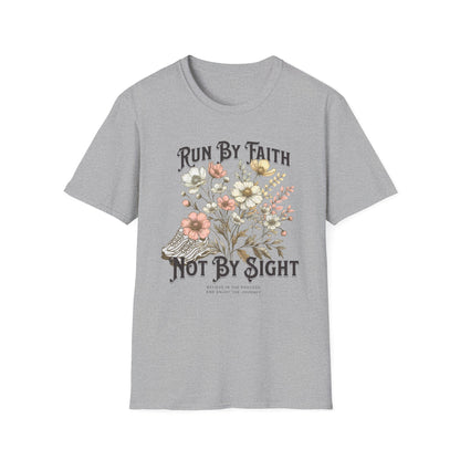 Running Run By Faith - Fitness T-Shirt