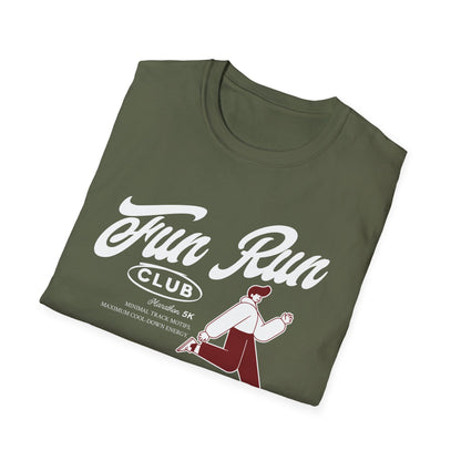 Running Marathon 5K Club - Genz Millenial Fitness T-Shirt
