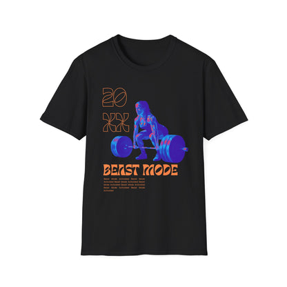 20XX Beast Mode Lady Gym T-Shirt