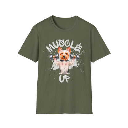 Muscle Up Dog Gym T-Shirt