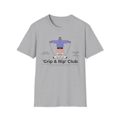 HIIT Grip & Rip Casual - Genz Millenial T-Shirt