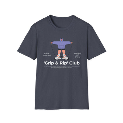 HIIT Grip & Rip Casual - Genz Millenial T-Shirt