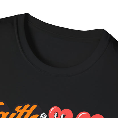 Couples Fitness Running T-Shirt - Faith Flex Forever Unisex Softstyle
