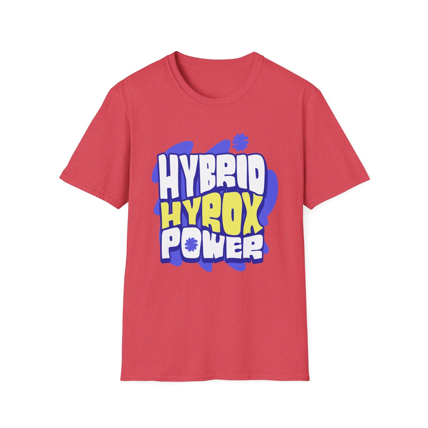 Powerlifting Hybrid Hyrox Fitness T-Shirt for Gen Z Millennials
