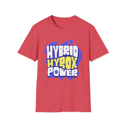 Powerlifting Hybrid Hyrox Fitness T-Shirt for Gen Z Millennials