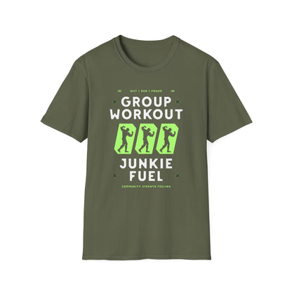HIIT Group Junkie Fuel - Genz Millenial T-Shirt