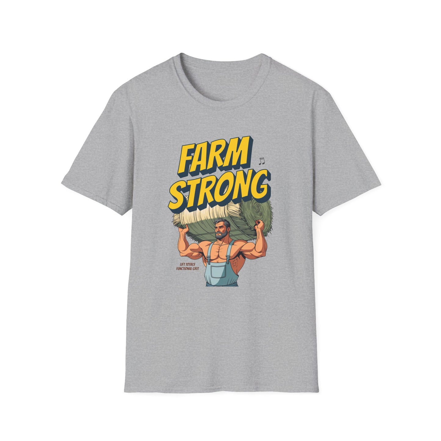 Powerlifting Rural Farm Strong T-Shirt