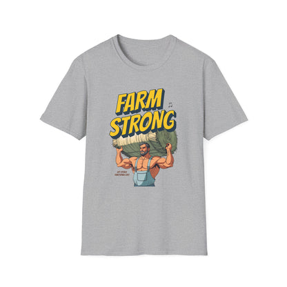Powerlifting Rural Farm Strong T-Shirt