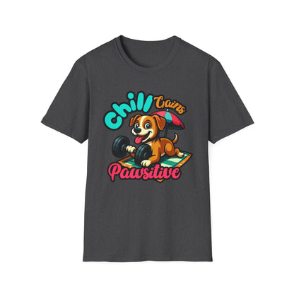 Chill Gains of Workout & Worship - Faith-Based Fitness T-Shirt 2