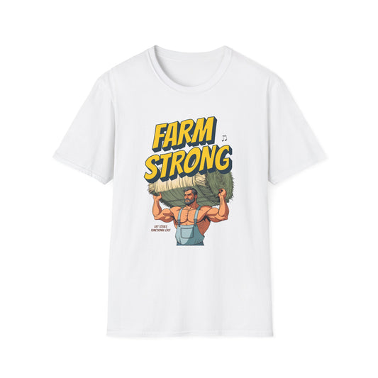 Powerlifting Rural Farm Strong T-Shirt