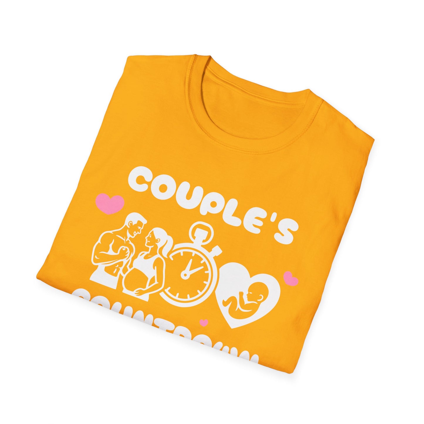 Fitness T-Shirt - Couple's Contraction Count Pre/Postnatal