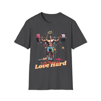 Lift Heavy Love Hard Gym T-shirt