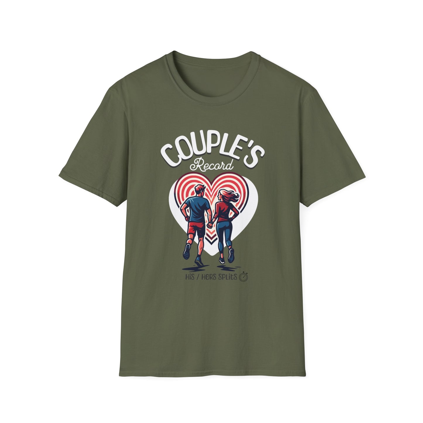 Running Couple PR His/Hers Fitness T-Shirt
