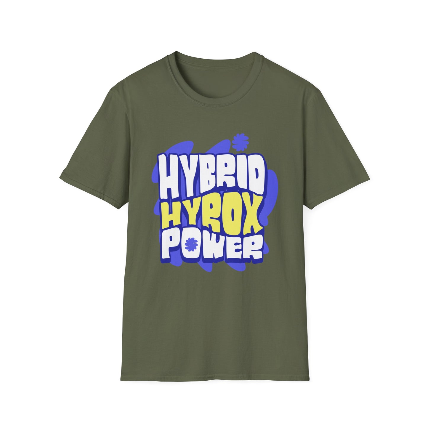 Powerlifting Hybrid Hyrox Fitness T-Shirt for Gen Z Millennials