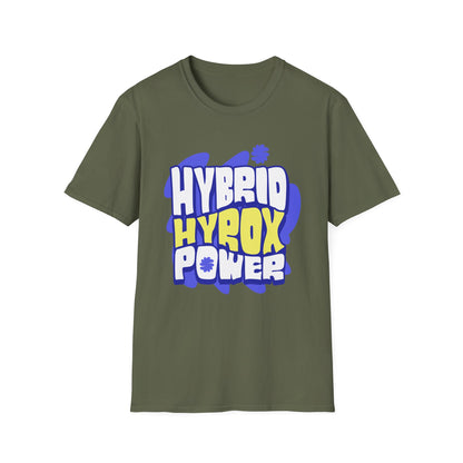 Powerlifting Hybrid Hyrox Fitness T-Shirt for Gen Z Millennials