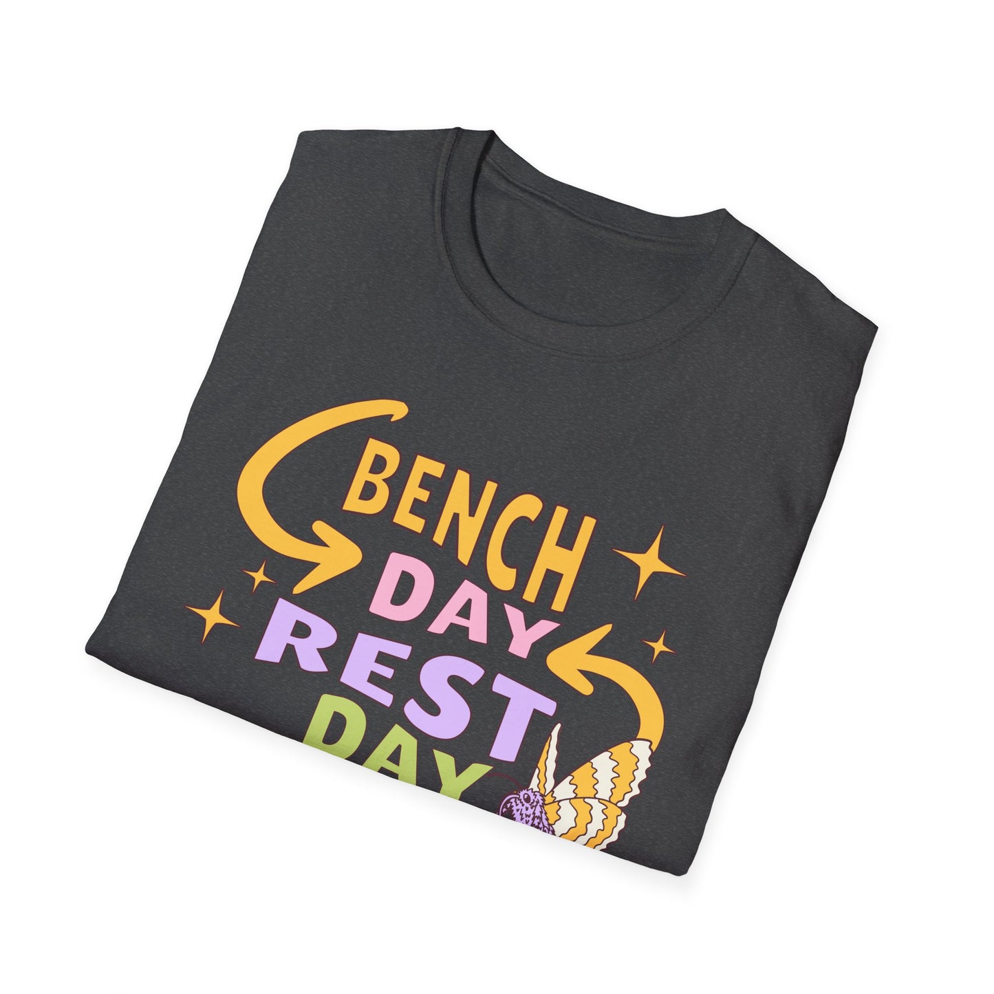 Powerlifting Bench Day Rest Day Genz Millenial Fitness T-Shirt