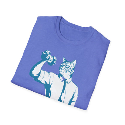 Unisex T-Shirt Powerlifting Corporate Cats 1 Rep Max Club