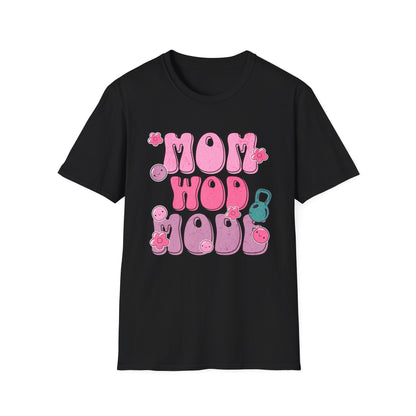 CrossFit Moms WOD Mode - Couple Fitness T-Shirt