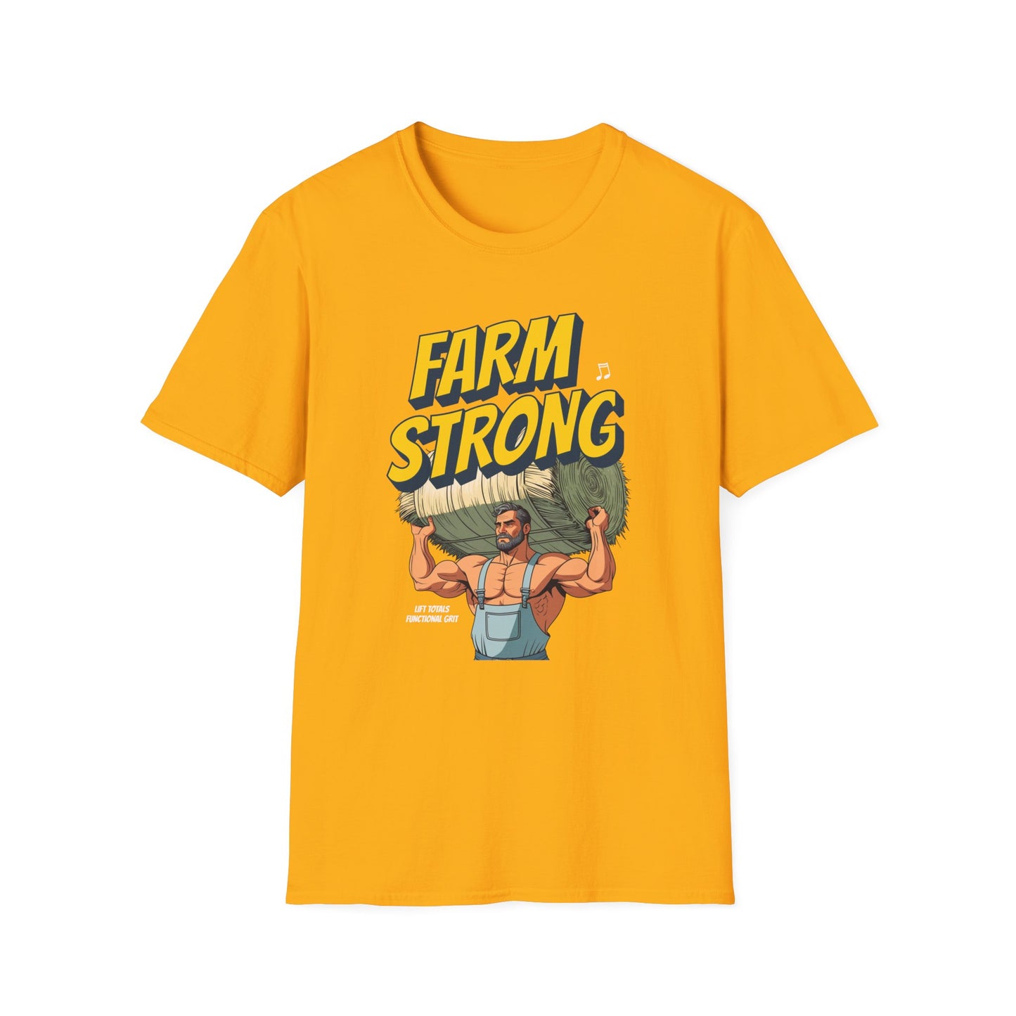 Powerlifting Rural Farm Strong T-Shirt
