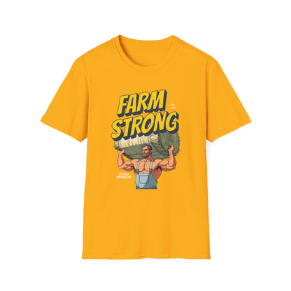 Powerlifting Rural Farm Strong T-Shirt