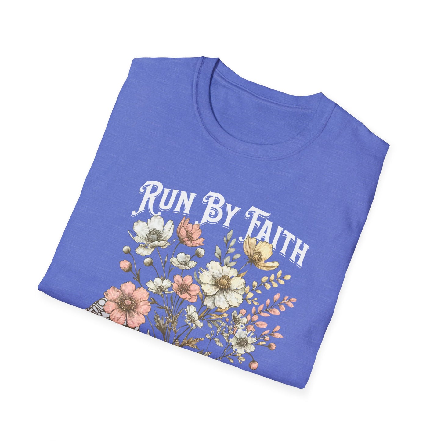 Running Run By Faith - Fitness T-Shirt
