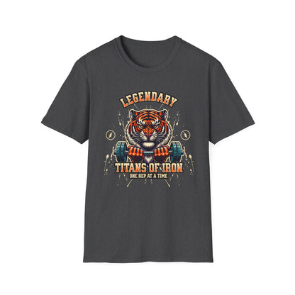 Powerlifting Titans Unisex T-Shirt for Genz Millenials - Fitness Apparel