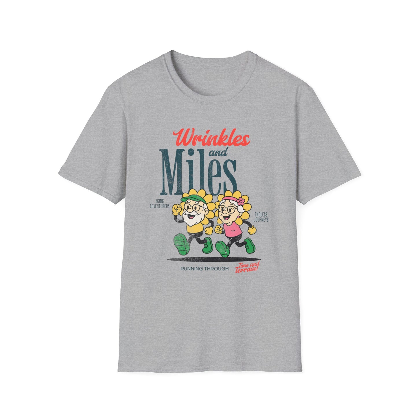 Senior's Mobility Wrinkles & Miles Fitness T-Shirt