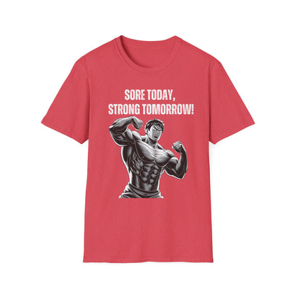 Sore Today Strong Tomorrow Gym Black & White T-Shirt